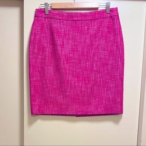 Banana Republic Pink Tweed Skirt Size 8
